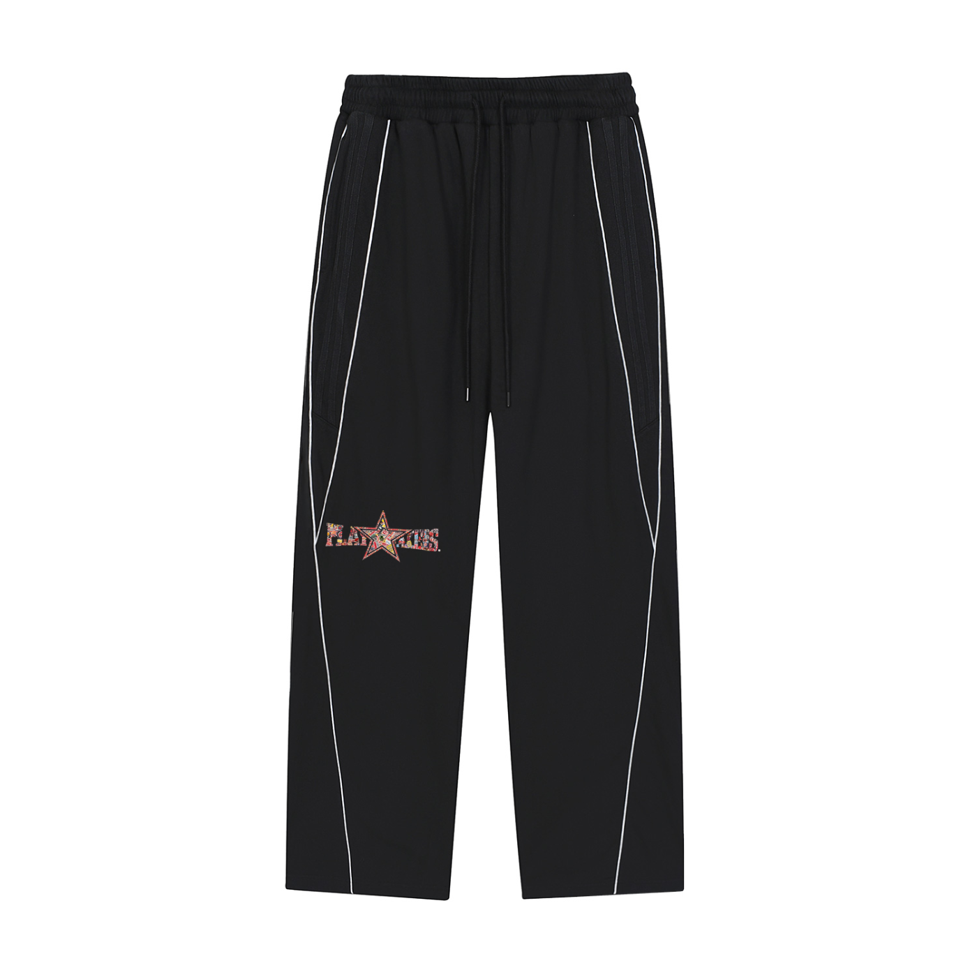 Reflection Striped Straight-Leg Sweatpants