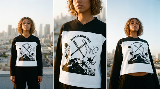 Sun Fade Color-Block T-Shirt